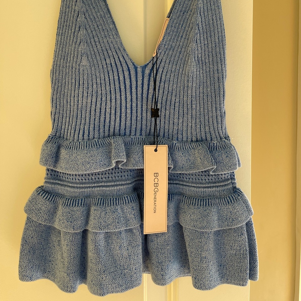 BCBGeneration Cobalt blue top  NWT